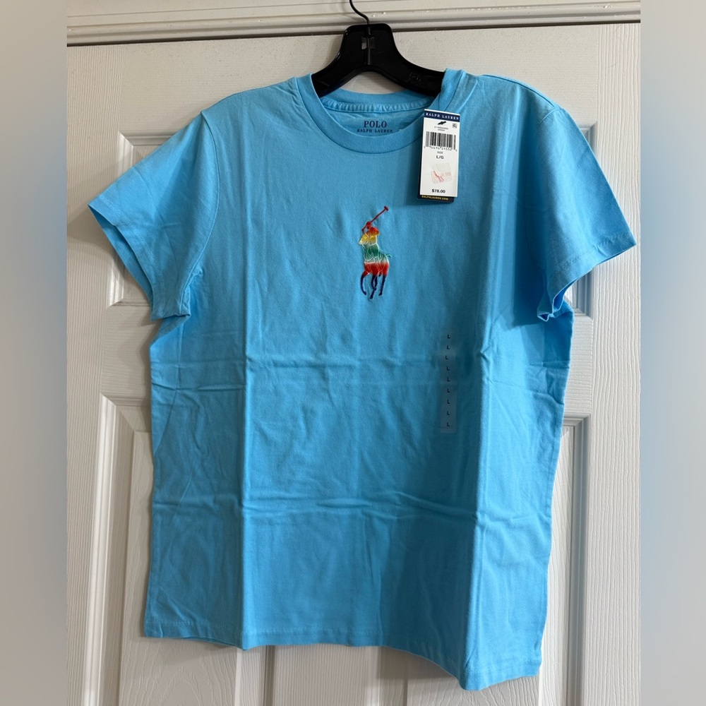 Polo by Ralph Lauren Women’s Light Blue Tee